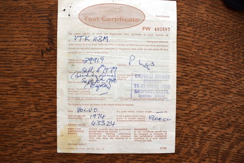 1973 Volvo P1800 ES Automatic For Sale (picture 153 of 157)