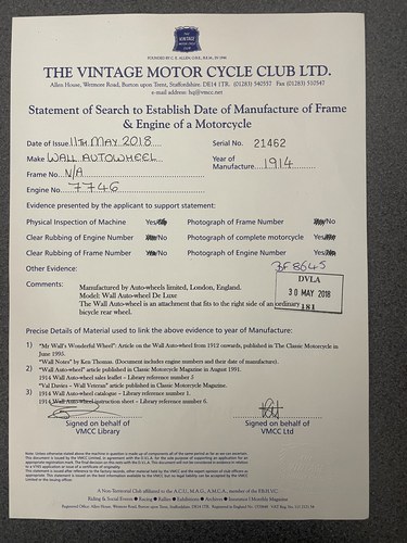 1914 Wall Auto Wheel De Luxe Te koop (foto 69 van 70)