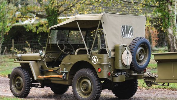 1942 Willys MB Jeep and Artillery Trailer For Sale (picture :index of 7)