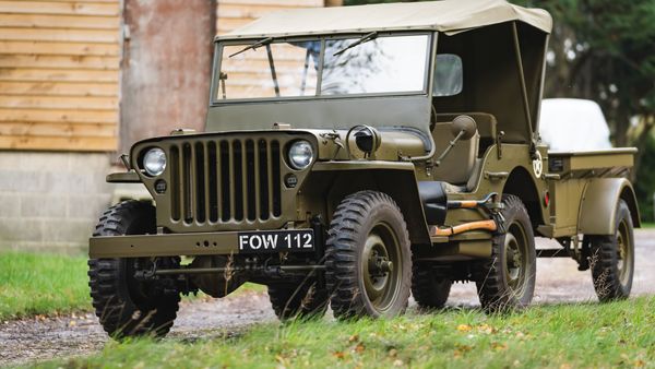 1942 Willys MB Jeep and Artillery Trailer For Sale (picture :index of 3)
