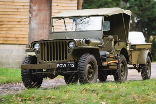 1942 Willys MB Jeep and Artillery Trailer For Sale (picture 3 of 105)