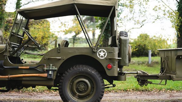 1942 Willys MB Jeep and Artillery Trailer For Sale (picture :index of 43)