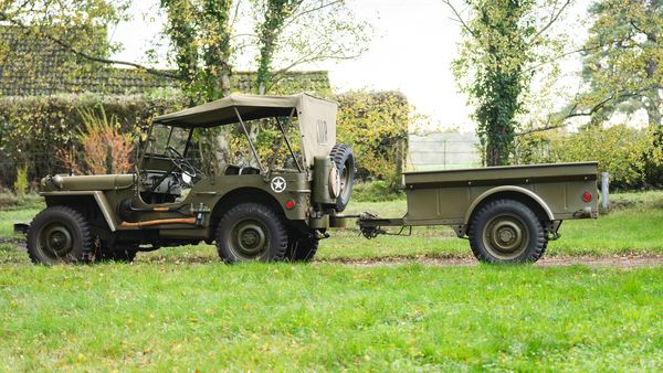 1942 Willys MB Jeep and Artillery Trailer For Sale (picture :index of 10)