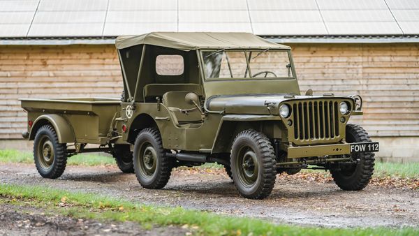 1942 Willys MB Jeep and Artillery Trailer For Sale (picture :index of 1)