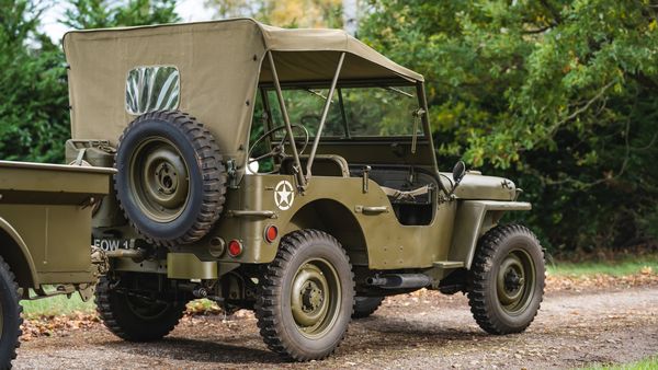 1942 Willys MB Jeep and Artillery Trailer For Sale (picture :index of 6)