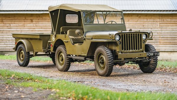 1942 Willys MB Jeep and Artillery Trailer For Sale (picture :index of 9)