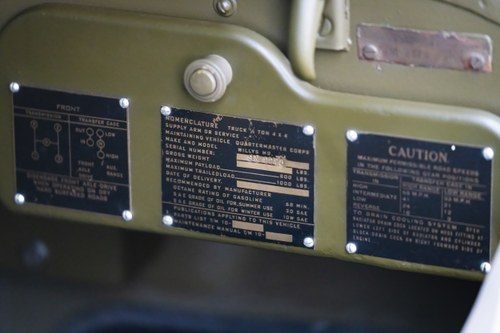 1942 Willys MB Jeep and Artillery Trailer For Sale (picture 35 of 105)