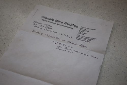 1974 Yamaha RD350 For Sale (picture 80 of 88)