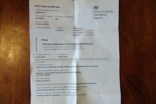 1981 Yamaha Xv750 SE V Twin zum Verkauf (Bild 89 von 91)