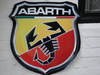 Abarthe repro 2ft garage wall sign For Sale