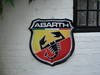 Repro 66cm ABARTH garage wall sign For Sale