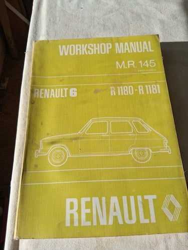 Renault 6 Factory Manual