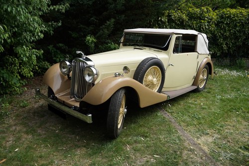 1938 Rare AC 16/70 drophead coupe For Sale