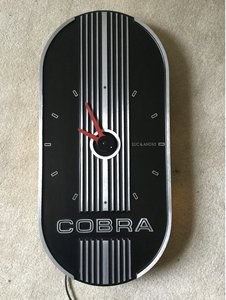 AC Shelby Cobra Air Cleaner Wall Light and Clock For Sale