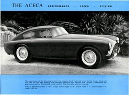 1960 AC Aceca with Bristol engine In vendita