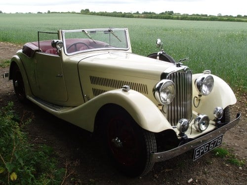 1936 A.C. 16/70 2-seat Drop-head Coupe with dickey seat For Sale