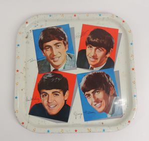 Picture of 1964 BEATLES MEMORABILIA  " TIN TRAY by Worcester Ware.
