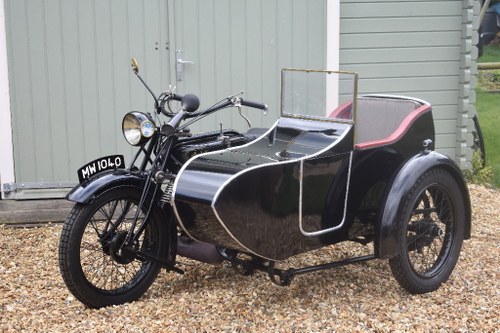 Lot 54 - A 1927 AJS V Twin combination - 01/06/219 For Sale by Auction