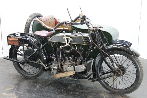 AJS Model D Combination 1924 800cc 2 cyl sv In vendita