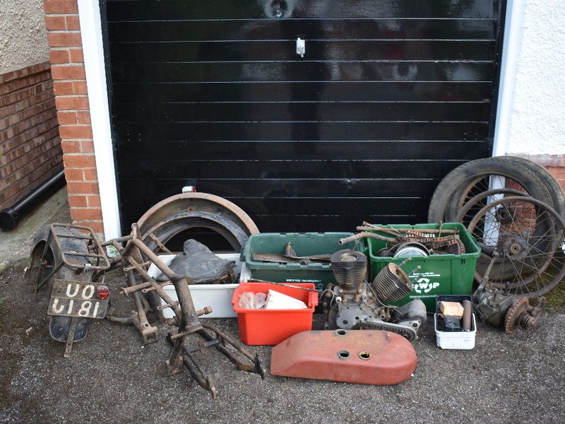 A 1928 AJS V-twin and sidecar project - 05/10/2019