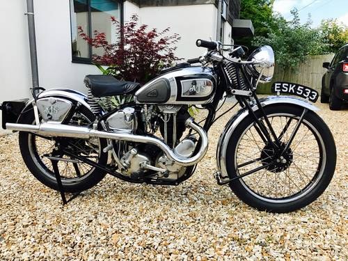 1938 AJS Silver Streak 350, super rare and very exotic! SOLD