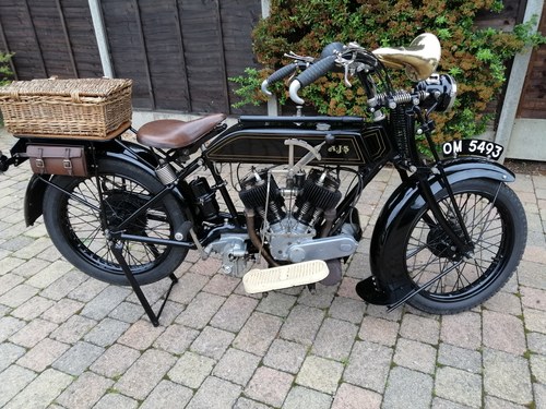 AJS 799cc V Twin 1925. Current new images added For Sale