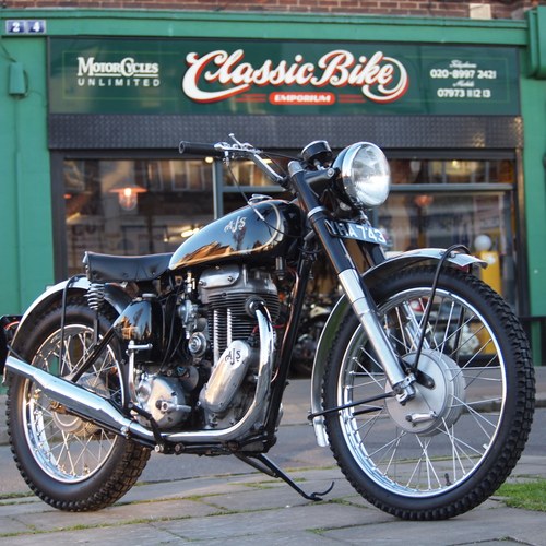 1955 AJS 18C 500 Competition Rigid Model, With Buff Logbook. SOLD