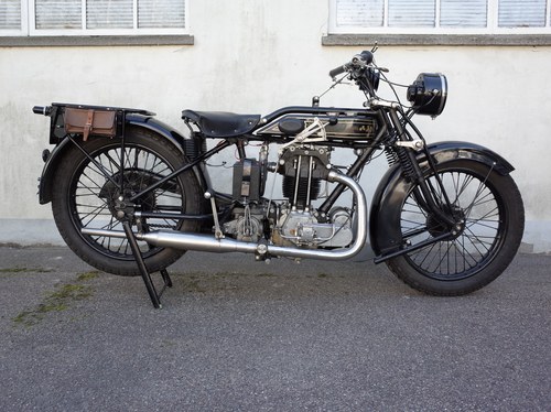 1928 AJS K8 Big Port. 500cc OHV. Matching numbers. Restored. For Sale