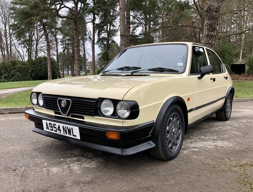 1984 ALFA ROMEO ALFASUD, FSH & SUPERB CONDITION For Sale by Auction