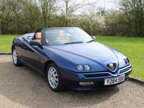 2001 Alfa Romeo Spider T-Spark Lusso at ACA 1st and 2nd May For Sale by Auction