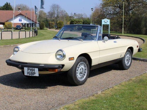 1976 Alfa Romeo 2.0 Spider LHD Series 2 at ACA 1st & 2nd May For Sale by Auction