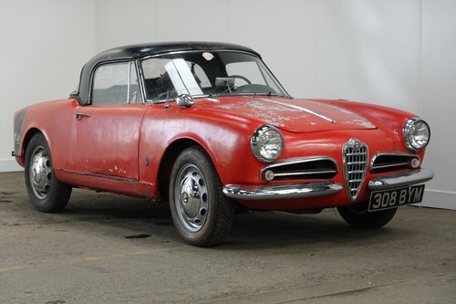 1958 Alfa Romeo Giulietta Spider 750D For Sale by Auction