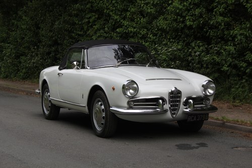 1964 Alfa Romeo Giulia Spider, Original UK Car For Sale