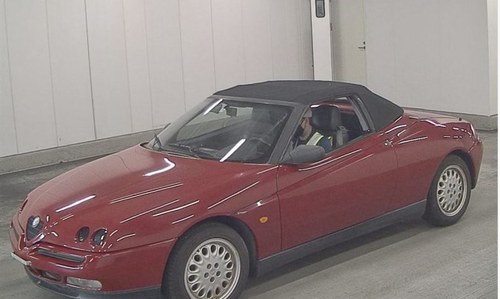 1996 Alfa Romeo Spider 2.0 T Spark Lusso Red(~)Black 5-speed For Sale