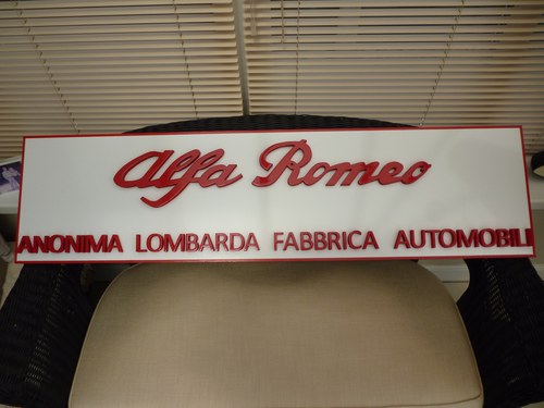 Alfa Romeo 3D Sign For Sale
