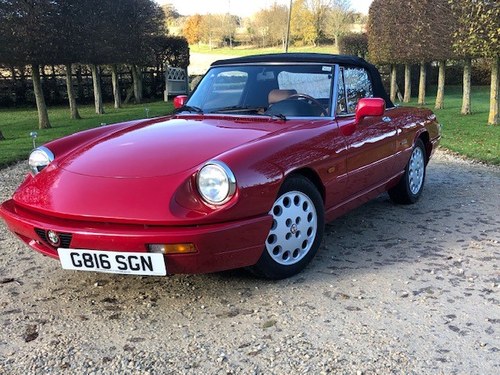 1990 Immaculate Alfas Spider For Sale