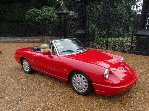 1991 ALPHA ROMEO SPIDER (RHD) VENDUTO