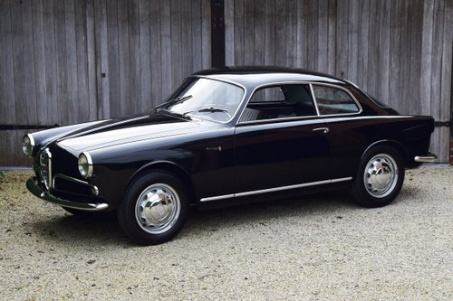 1958 Alfa Romeo Giulietta Sprint 750 in concours condition. For Sale