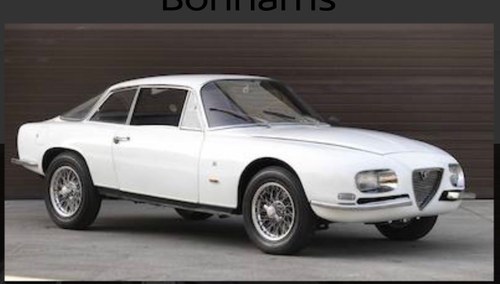 1966 Alfa 2600 SZ Zagato coupe In vendita