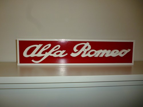 Alfa Romeo 3D Desk Sign For Sale