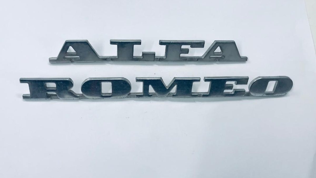 Alpha Romeo Script Original Alfa Romeo Chrome Script For Sale | Car & Classic