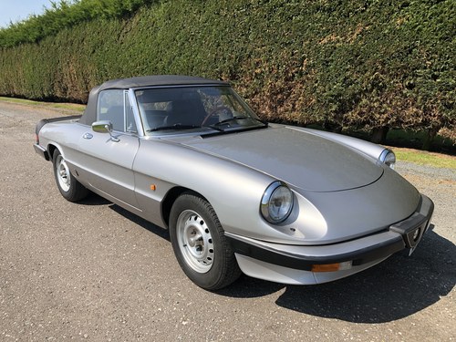 1986 Alfa Romeo 2.0 Spider, 12000 genuine miles - exceptional For Sale