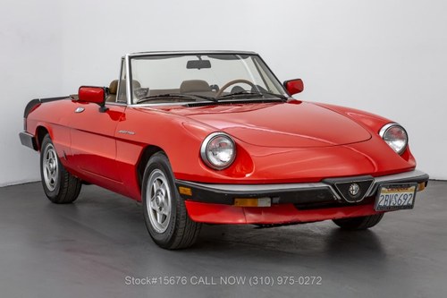 1984 Alfa Romeo Spider Convertible For Sale