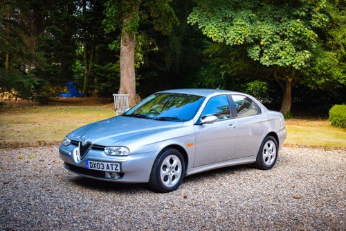 2003 Alfa Romeo 156, Low mileage, 1 Owner, full history SOLD