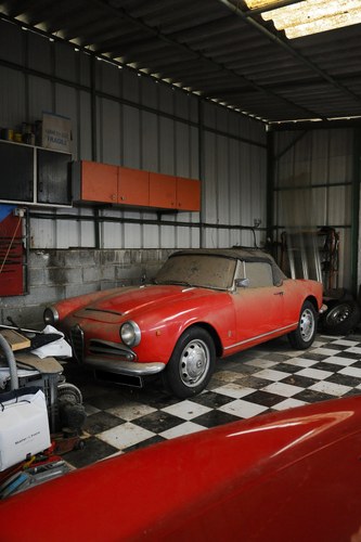 1964 – ALFA ROMEO GIULIA 1600 SPIDER For Sale by Auction