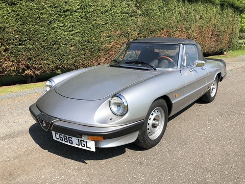 1986 Alfa Romeo 2.0 Spider, 12000 genuine miles