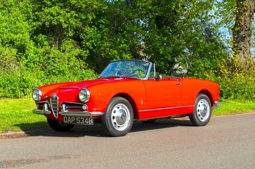 1964 ALFA ROMEO GIULIA 1600 SPIDER (Type 101.23) - FULLY RESTORED For Sale