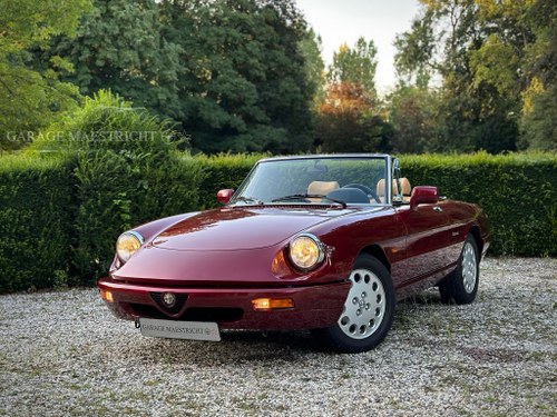1990 Alfa Romeo Spider S4 2.0 | Rosso Winner Mec. | Mint For Sale