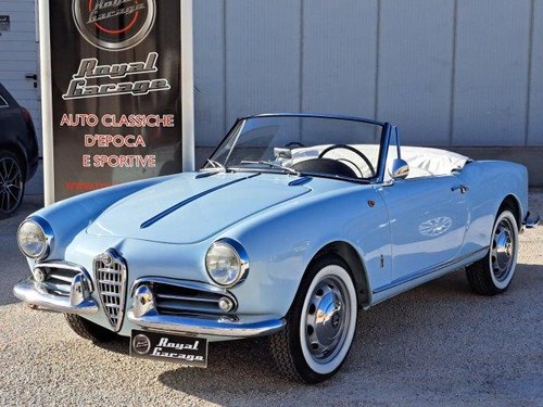 1960 ALFA ROMEO GIULIETTA SPIDER 1.3 2° S. -RESTAURO TOTALE - ASI In vendita