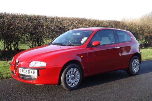2002 Alfa Romeo 147 1.6 T. Spark - 4,795 Miles From New For Sale by Auction